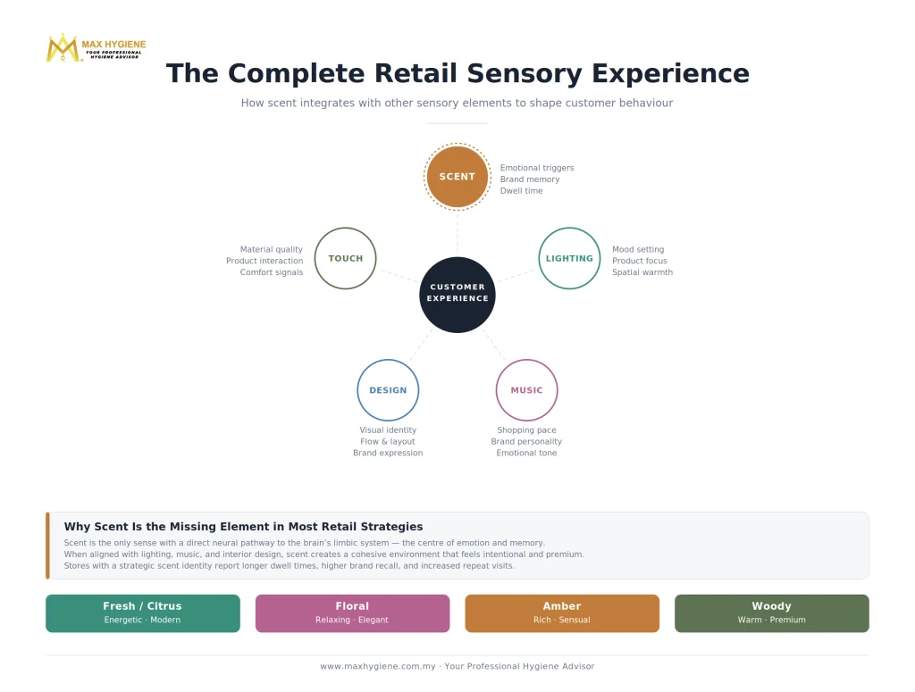 Retail Sensory Experience Infographic